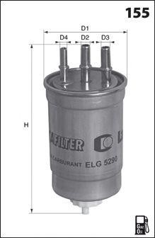 Топливный фильтр ELG5336 MECAFILTER