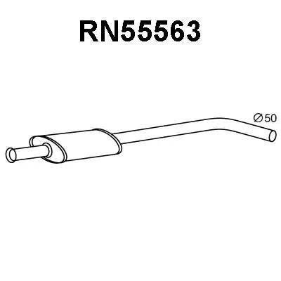 Предглушитель выхлопных газов RN55563 VENEPORTE