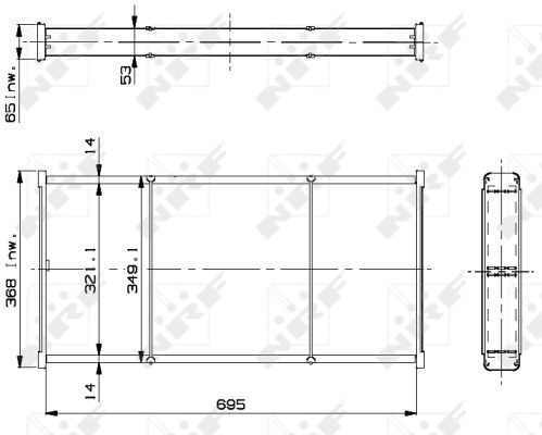 Интеркулер 30159 NRF