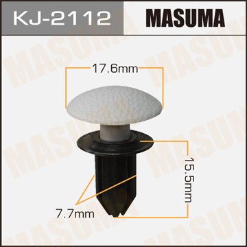 Клипса крепежная KJ2112 MASUMA