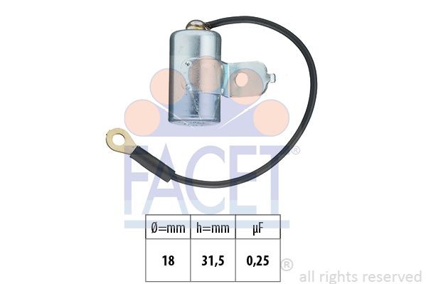 Конденсатор, система зажигания 00326 FACET