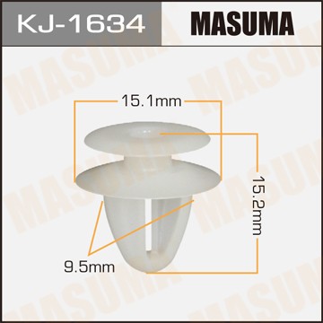 Крепление молдингов, накладок кузова KJ1634 MASUMA
