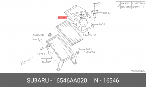Воздушный фильтр 16546AA020 SUBARU
