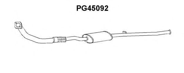 Предглушитель выхлопных газов PG45092 VENEPORTE