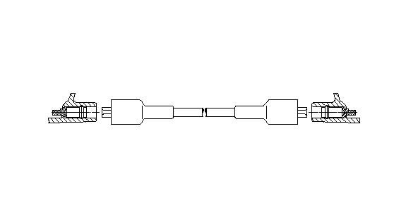 Провод зажигания 6A6538 BREMI