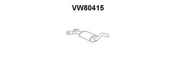 Предглушитель выхлопных газов VW80415 VENEPORTE