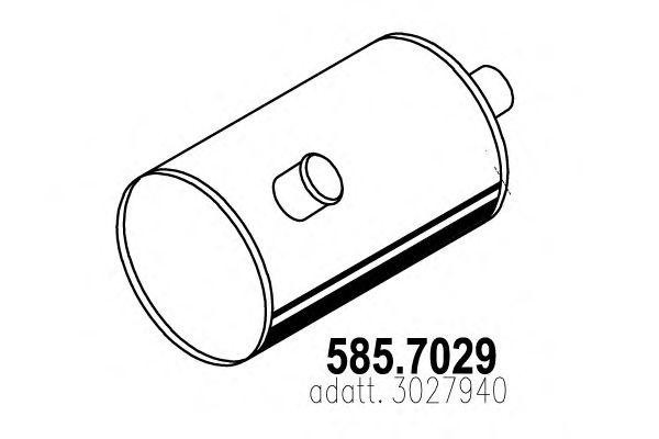 Система выпуска ОГ 5857029 ASSO