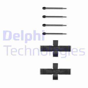 Комплектующие, колодки дискового тормоза LX0273 DELPHI