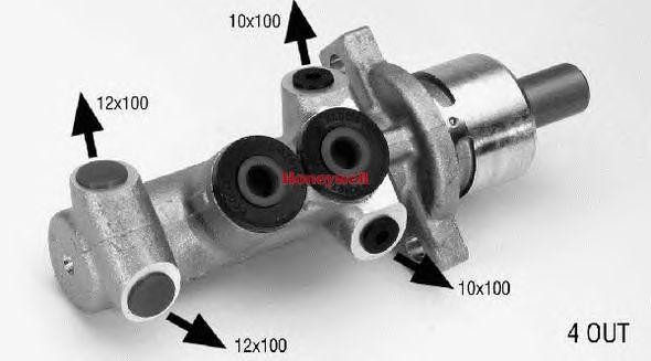 Главный тормозной цилиндр 132537B BENDIX JURID