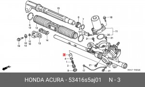 Деталь 53416S5AJ01 HONDA