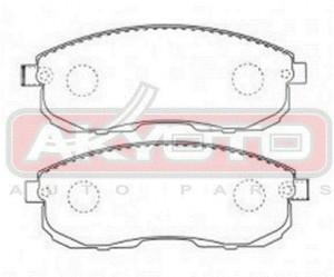 Колодки тормозные дисковые AKD2162 AKYOTO