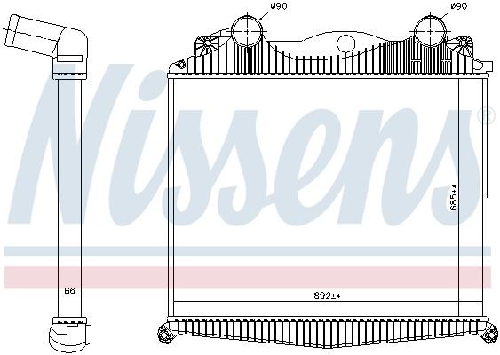Интеркулер 97014 NISSENS
