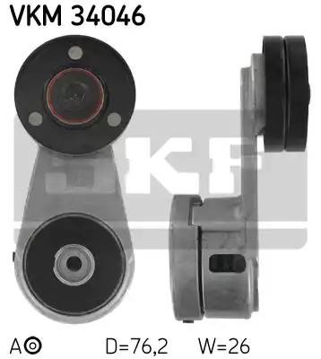 Натяжной ролик, поликлиновой  ремень VKM34046 SKF
