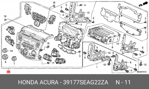 Деталь 39177SEAG22ZA HONDA