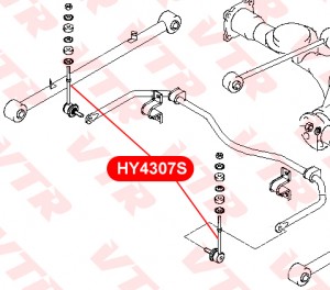 Стойка стабилизатора HY4307S VTR