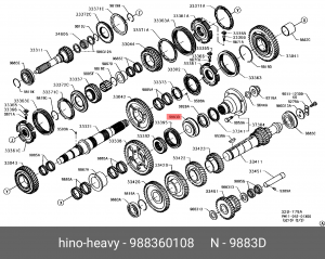 Деталь 988360108 HINO