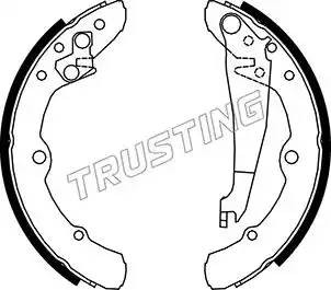 Комплект тормозных колодок 016.020 TRUSTING