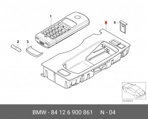 Деталь 84 12 6 900 861 BMW