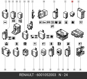 Реле 6001052003 RENAULT