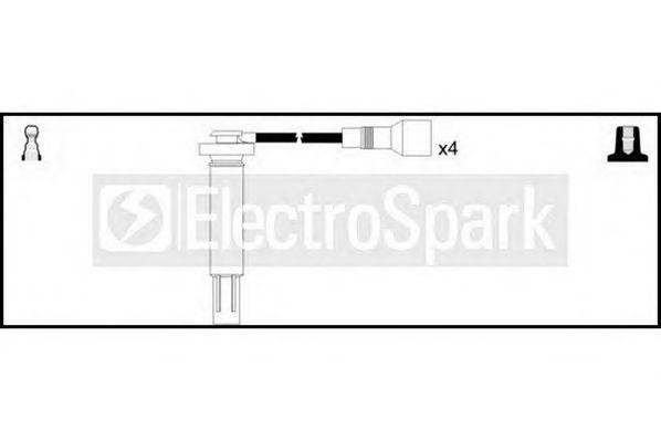 Ккомплект проводов зажигания OEK677 STANDARD