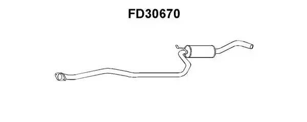 Предглушитель выхлопных газов FD30670 VENEPORTE