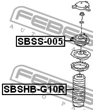 Пыльник SBSHBG10R FEBEST