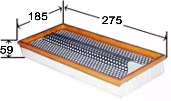 Фильтр воздушный A9605 JS ASAKASHI