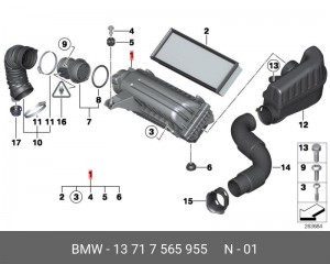 Деталь 13717565955 BMW