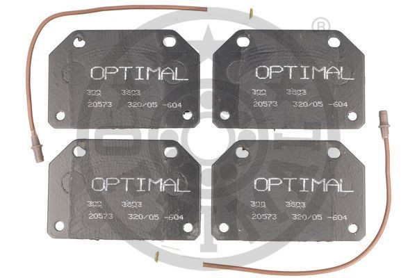 Комплект тормозных колодок, диско 3503 OPTIMAL