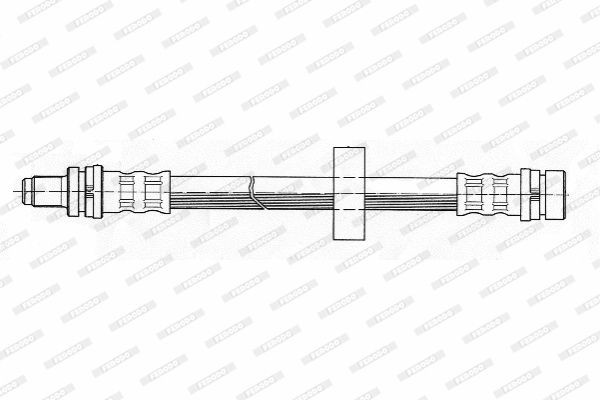 Тормозной шланг FHY2291 FERODO