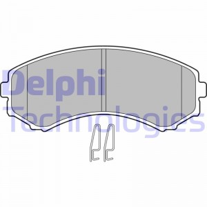 Комплект тормозных колодок, диско LP1462 DELPHI
