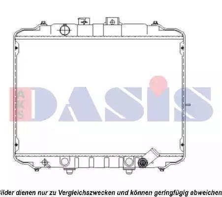 Радиатор, охлаждение двигател 560029N AKS DASIS