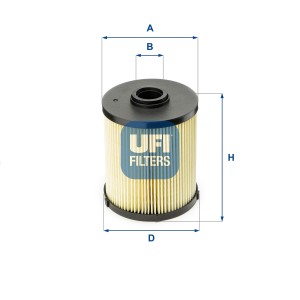 Топливный фильтр 26.006.00 UFI