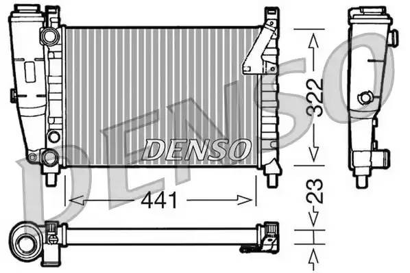 Радиатор, охлаждение двигател DRM09143 DENSO