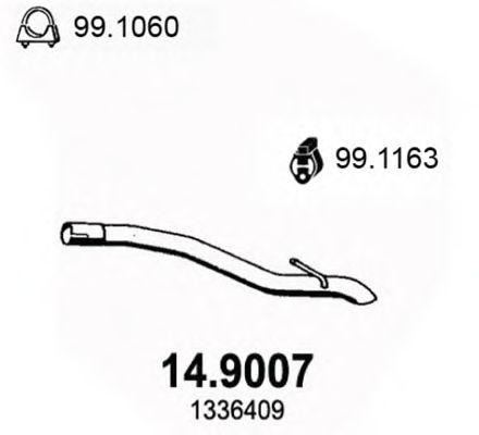 Выпускной трубопровод 149007 ASSO