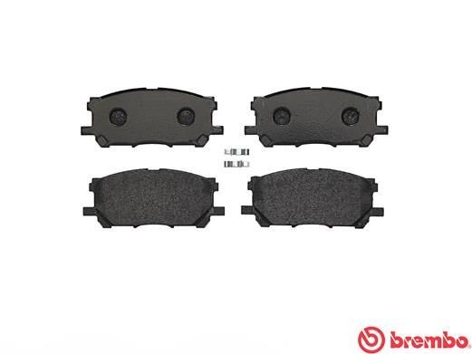 Комплект тормозных колодок, диско P83067 BREMBO
