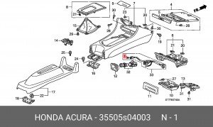 Лампа 35505S04003 HONDA