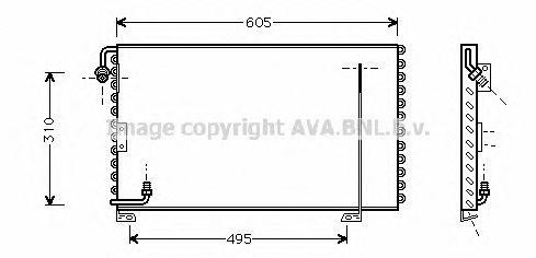 Конденсатор, кондиционер PR5019 AVA