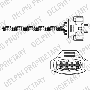 Лямбда-зонд ES2028212B1 DELPHI