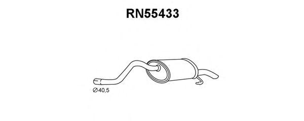 Глушитель выхлопных газов конечный RN55433 VENEPORTE