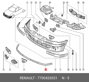 Деталь 7700426531 RENAULT