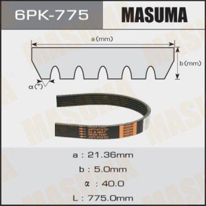Ремень приводной 6PK-775 MASUMA