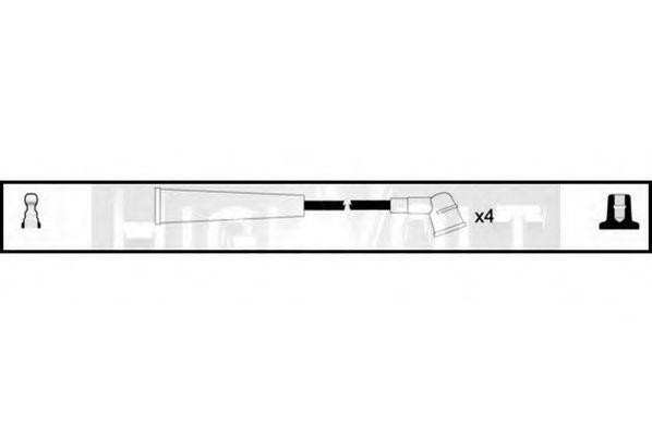 Ккомплект проводов зажигания OEF010 STANDARD