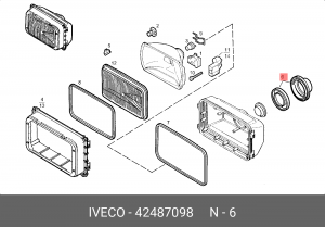 Прокладка 42487098 IVECO