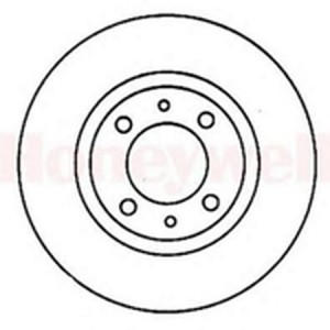Тормозной диск 561327B BENDIX JURID