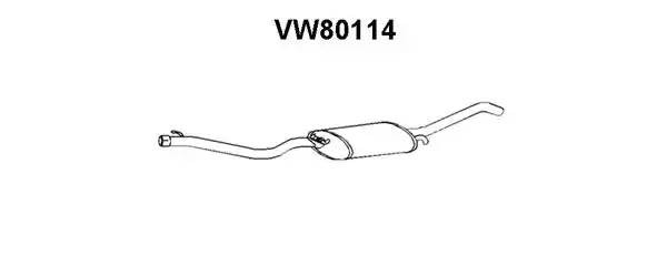 Глушитель выхлопных газов конечный VW80114 VENEPORTE