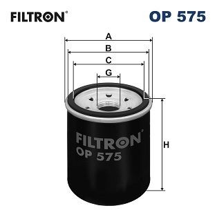 Фильтр масляный двигателя OP575 FILTRON