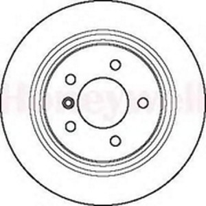 Тормозной диск 562096B BENDIX JURID