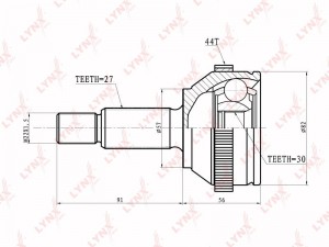 ШРУС CO-2803A LYNXAUTO