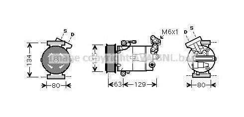 Компрессор, кондиционер RTK384 AVA